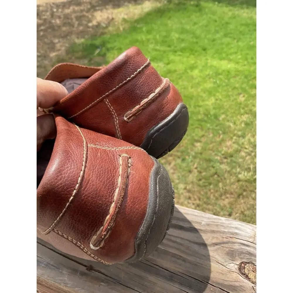 Johnston & Murphy Brown Leather Driving Moccasin Loafers Men's 13M